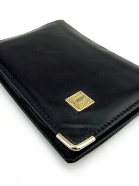 Dunhill Pass case black Women Authentic secondhand
